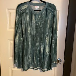 LuLaRoe Hudson Tie Dye 2xl Long Sleeve Tee t-Shirt